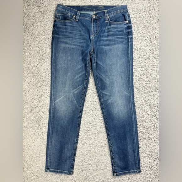 7 For All Mankind Jeans Womens 6 Skinny Easy Fit Classic Regular Wash Casual - Picture 1 of 5